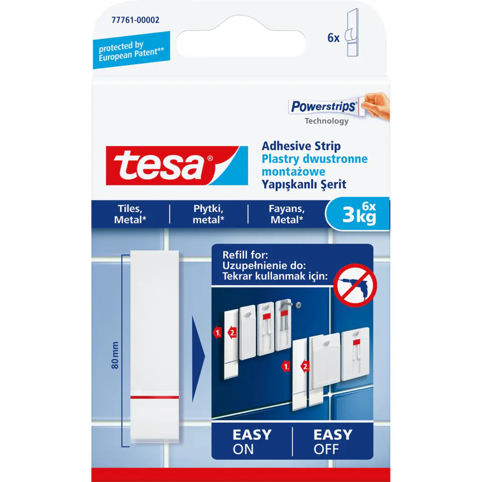 POWERSTRIP REFILL 3KG TILES HFB SET 6PC at Wasserman.eu