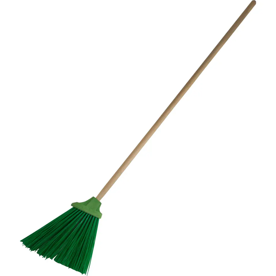 ⁨GARDEN PLASTIC BRUSH WITH HANDLE GREEN⁩ at Wasserman.eu