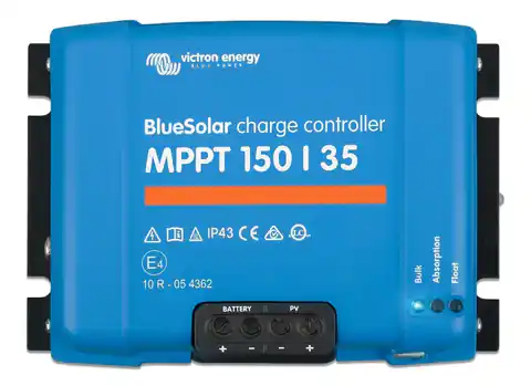 ⁨Victron Energy BlueSolar MPPT 150/35 charge controller⁩ at Wasserman.eu