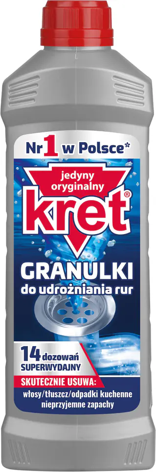 ⁨F.G.Kret granulki do udrażniania rur560g⁩ w sklepie Wasserman.eu