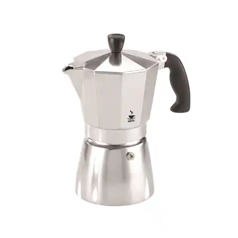 ⁨GEFU Lucino 3 cup espresso machine G-16070⁩ at Wasserman.eu