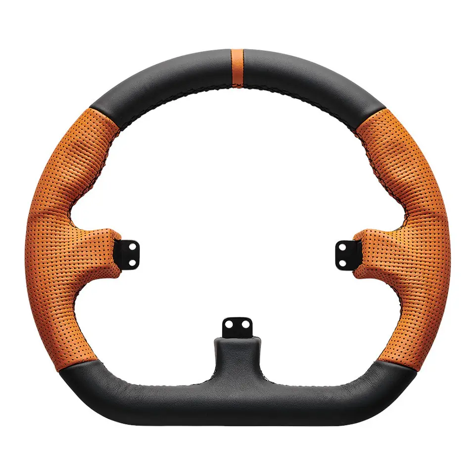 ⁨Asetek SimSports GT - rim - closed D, black and orange⁩ at Wasserman.eu