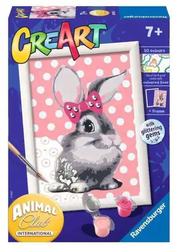 ⁨Malowanka CreArt dla dzieci Słodki króliczek⁩ w sklepie Wasserman.eu