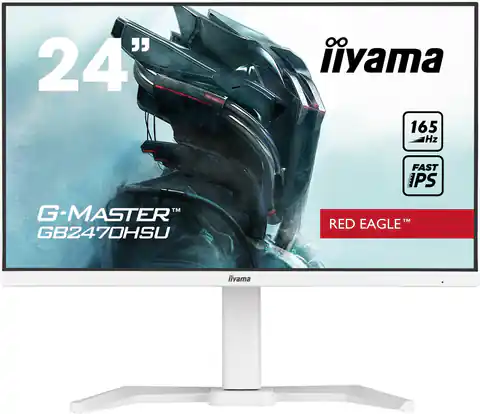 ⁨iiyama GB2470HSU-W5 computer monitor 58.4 cm (23") 1920 x 1080 pixels Full HD LED White⁩ at Wasserman.eu