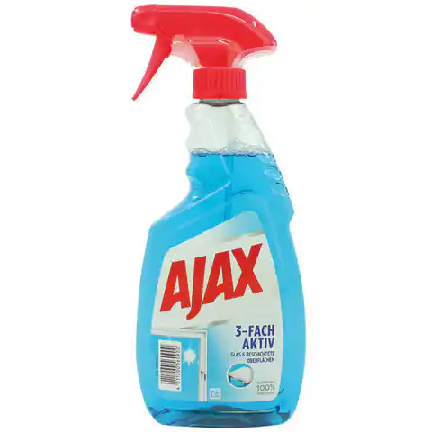 ⁨Ajax 3-Fach Aktiv Płyn do Szyb 500 ml⁩ w sklepie Wasserman.eu
