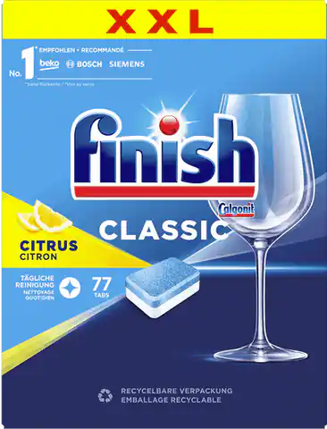 ⁨Finish Classic Citrus Tabletki do Zmywarki 77 szt.⁩ w sklepie Wasserman.eu