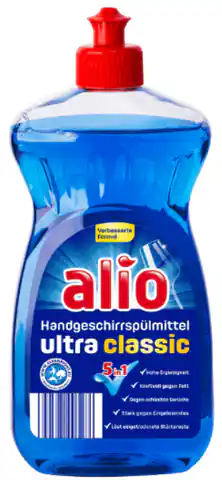 ⁨Alio 5 w 1 Ultra Classic Płyn do Naczyń 500 ml⁩ w sklepie Wasserman.eu