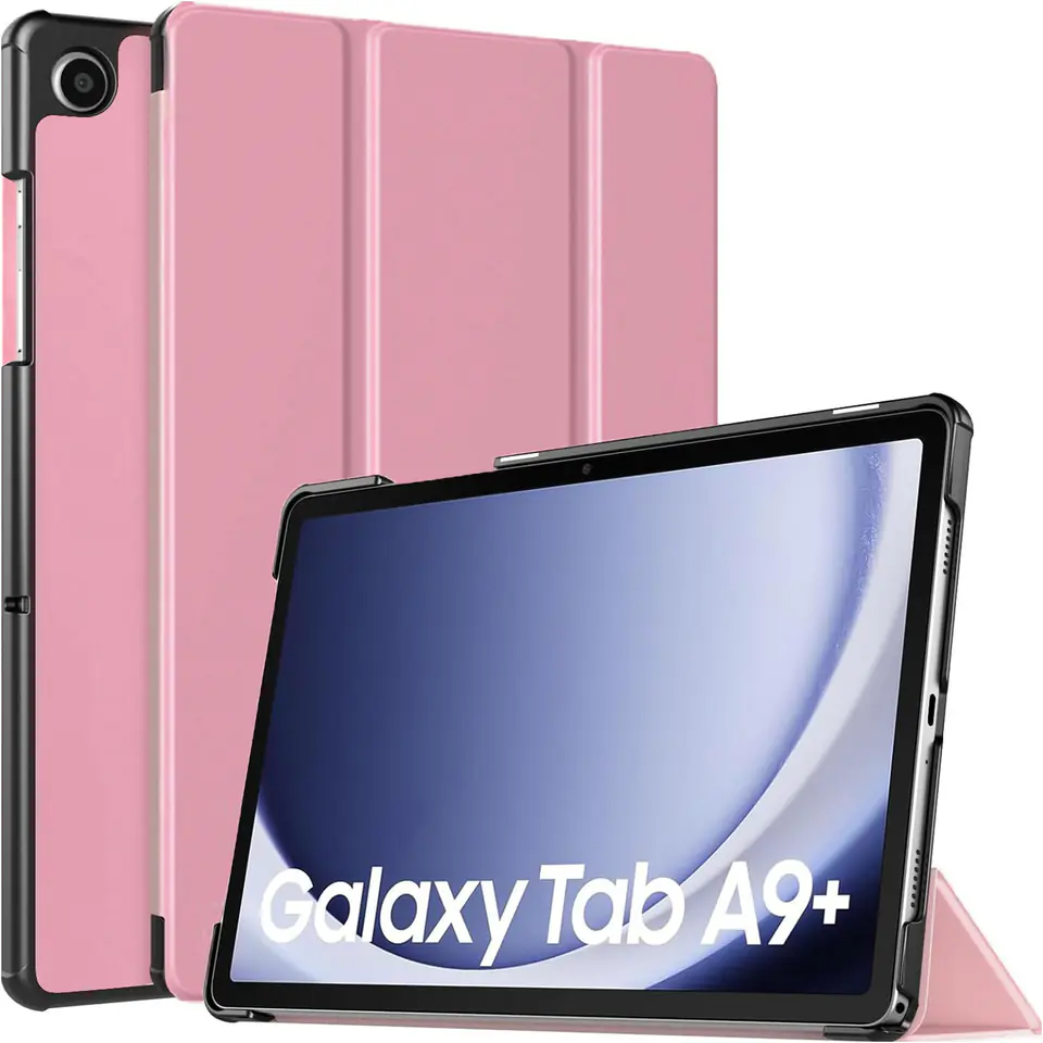 ⁨Etui do Samsung Galaxy Tab A9+ 2023 11" (X210/X215/X216) Alogy Book Cover Case obudowa ochronne Różowe⁩ w sklepie Wasserman.eu