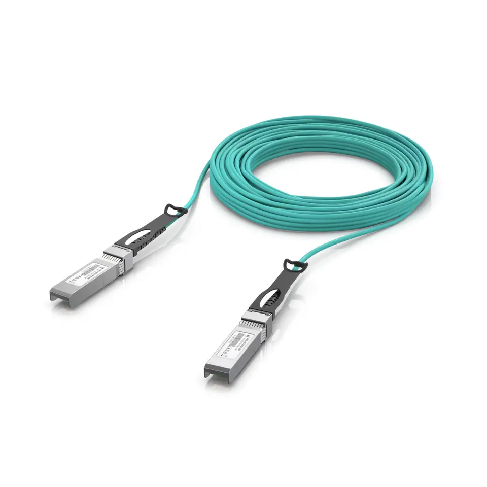 ⁨Ubiquiti UACC-AOC-SFP28-20M InfiniBand/fibre optic cable Aqua colour⁩ at Wasserman.eu