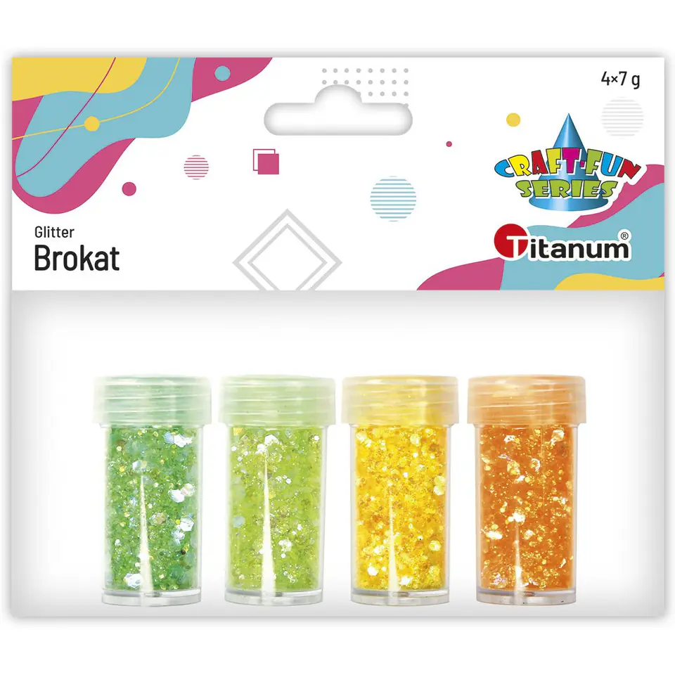 ⁨Brokat Craft-Fun Series mix 4 kolory 472913 TITANUM⁩ w sklepie Wasserman.eu