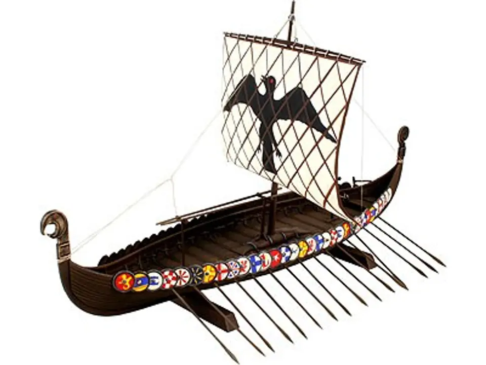 ⁨Viking Ship Plastic Model⁩ at Wasserman.eu