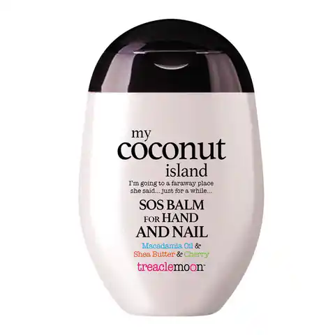⁨TREACLEMOON My Coconut Island Balsam SOS do rąk i paznokci Macadamia Oil&Shea Butter&Cherry 75ml⁩ w sklepie Wasserman.eu