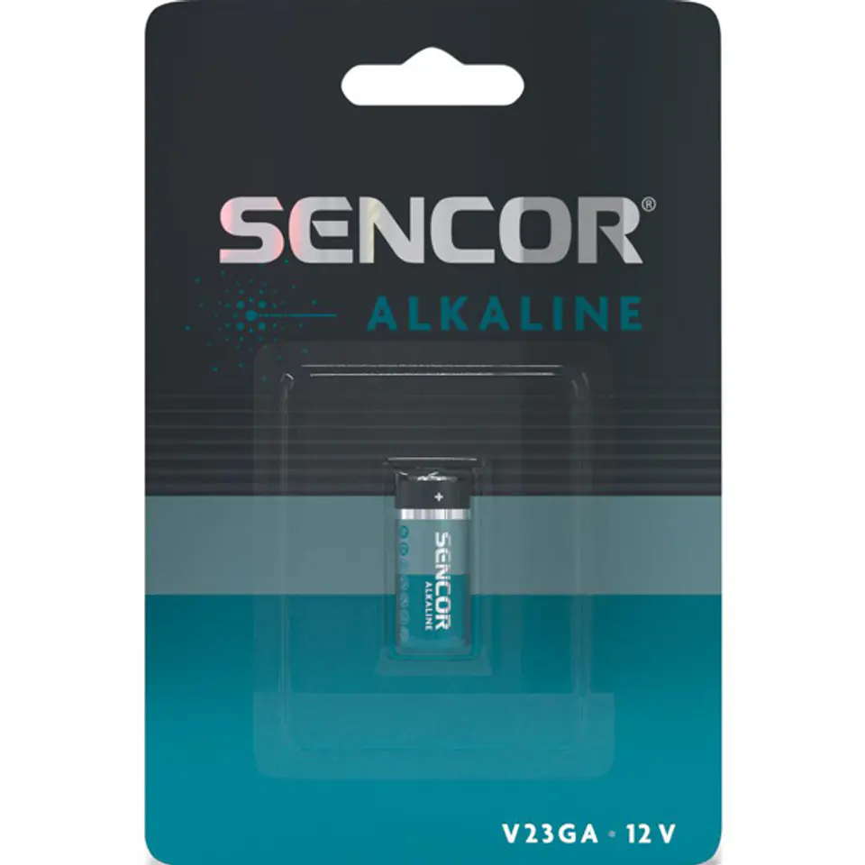 ⁨Bateria alkaliczna, V23GA, 1.5V, Sencor, blistr, 1-pack⁩ w sklepie Wasserman.eu