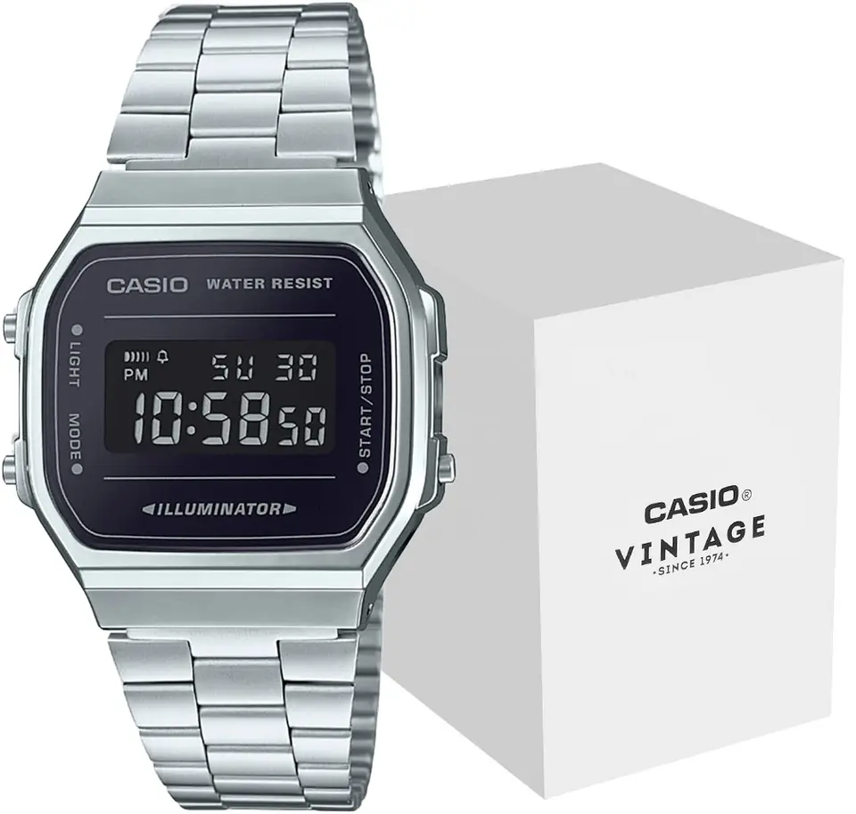 ⁨Zegarek Casio A168WEM-1EF + BOX⁩ w sklepie Wasserman.eu