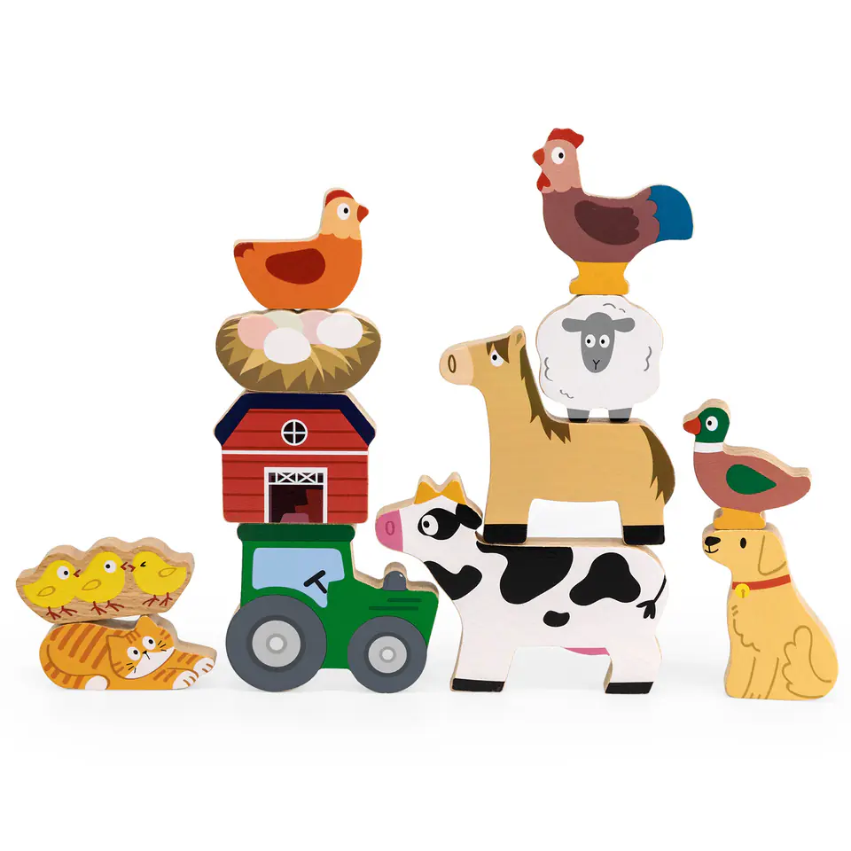 ⁨VIGA Układanka w Stosy Farma Zwierzęta⁩ w sklepie Wasserman.eu