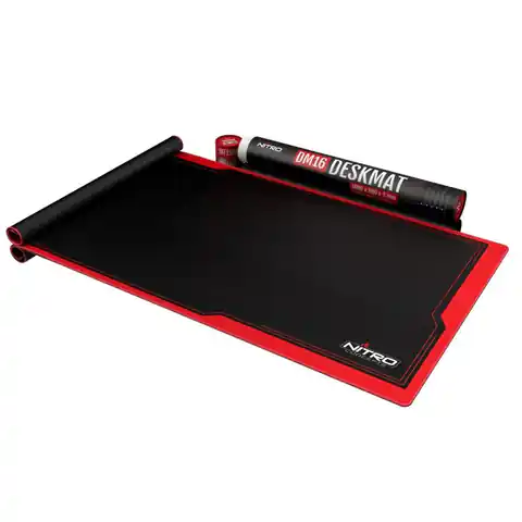⁨Nitro Concepts DM16 Gaming mouse pad Black, Red⁩ at Wasserman.eu