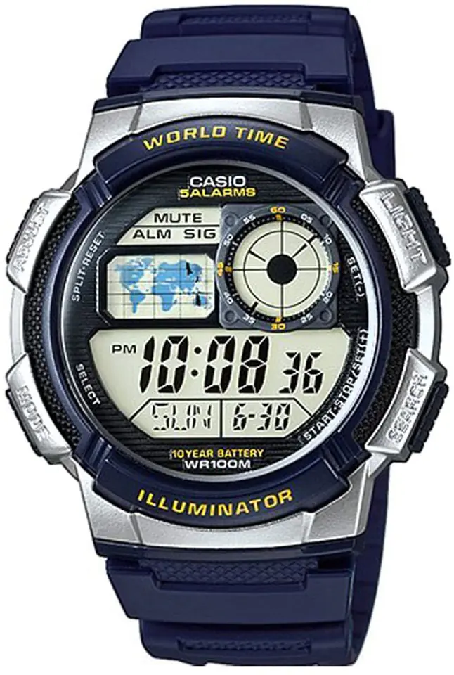 Zegarek Męski CASIO AE-1000W-2AVDF + BOX w sklepie Wasserman.eu