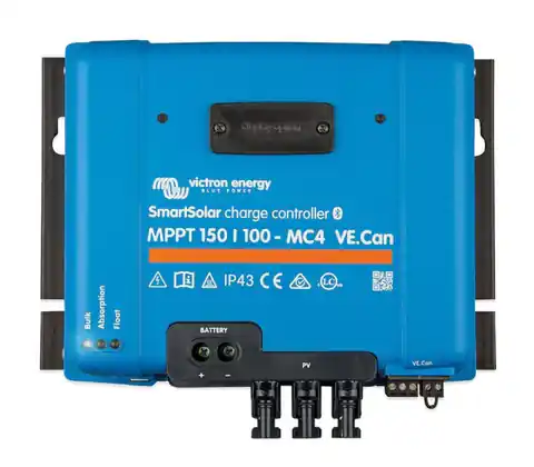 ⁨Victron Energy SmartSolar MPPT 150/100-MC4 VE.Can charge controller (12/24/36/48V)⁩ at Wasserman.eu