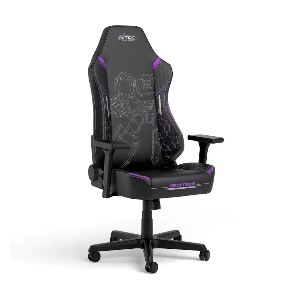 ⁨Nitro Concepts X1000 Transformers Decepticons Edition - gaming chair⁩ at Wasserman.eu