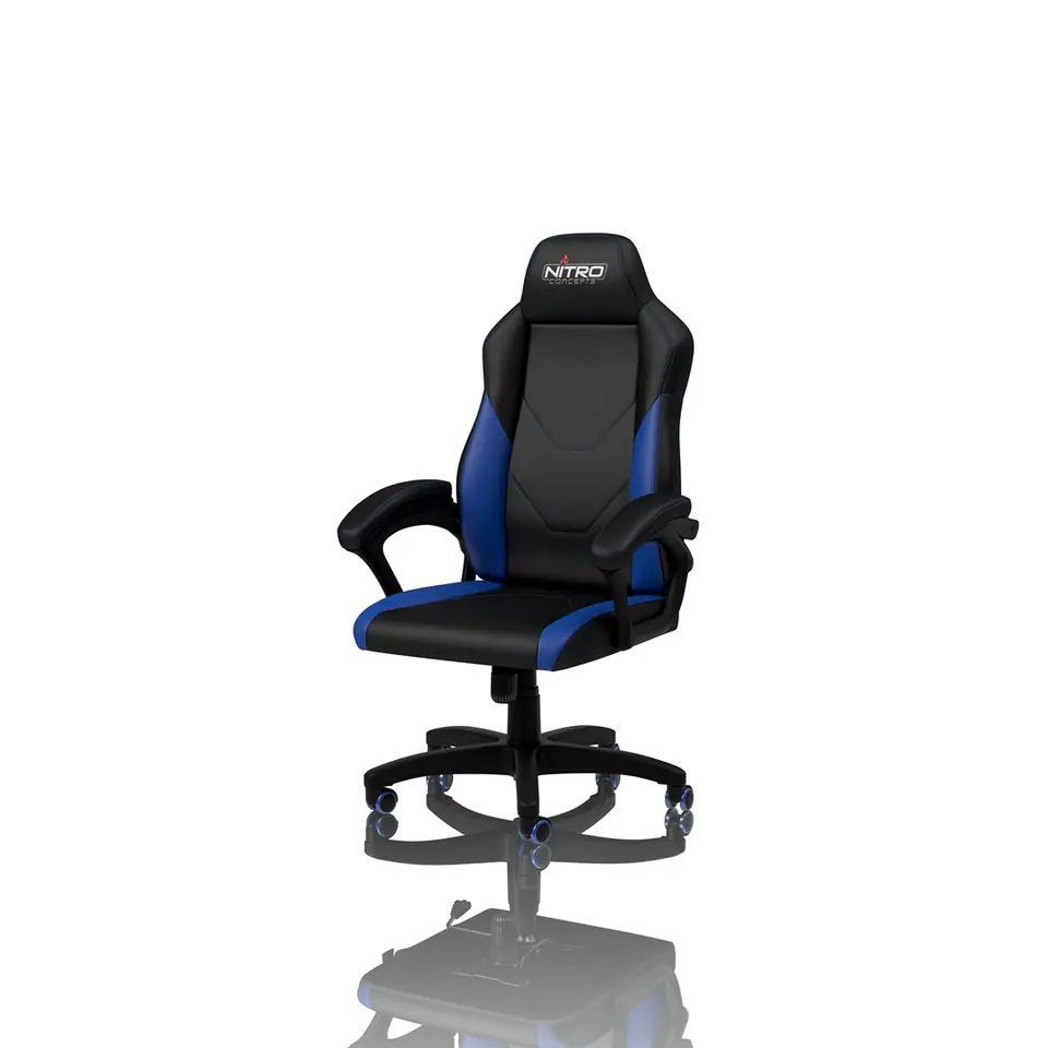 ⁨Nitro Concepts C100 PC gaming chair Padded seat Black, Blue⁩ at Wasserman.eu