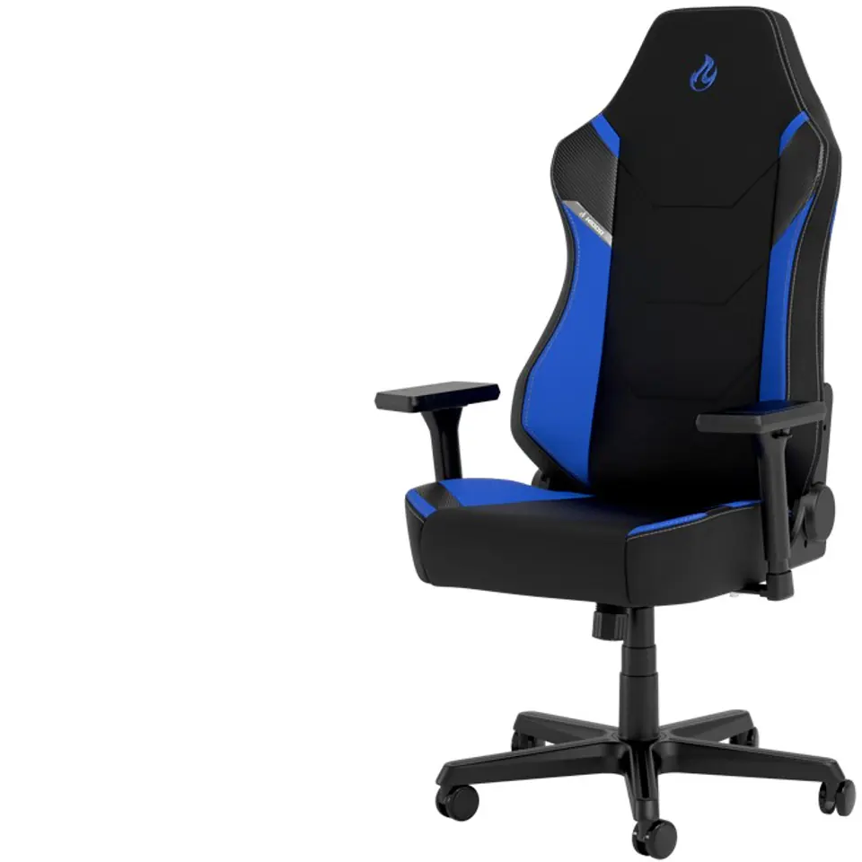 ⁨Nitro Concepts X1000 PC gaming chair Upholstered seat Black, Blue⁩ at Wasserman.eu