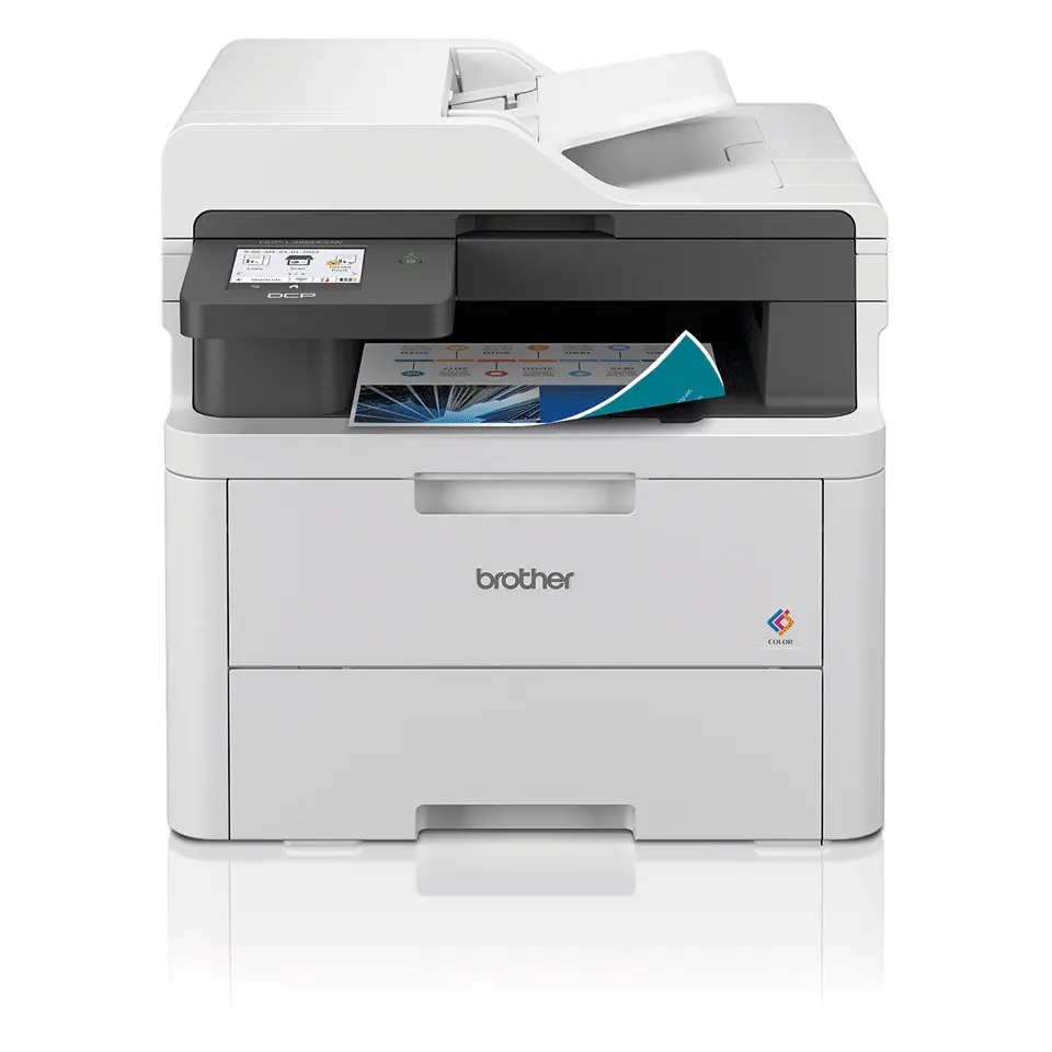 ⁨Brother DCP-L3560CDW, LED, Colour printing, 600 x 2400 DPI, A4, Direct printing, Black, White⁩ at Wasserman.eu