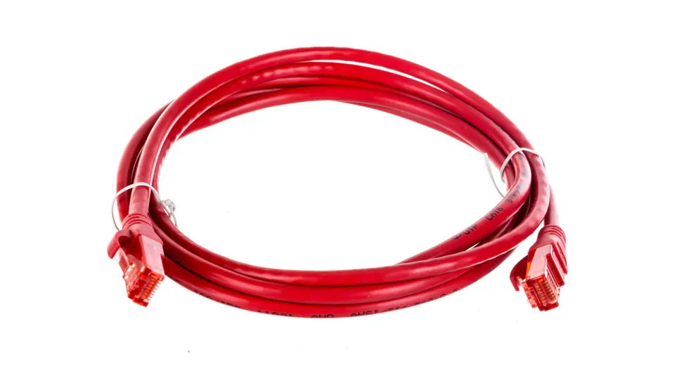 ⁨Patch Cord U/UTP Cat6 Red 2m DK-1612-020/R⁩ at Wasserman.eu