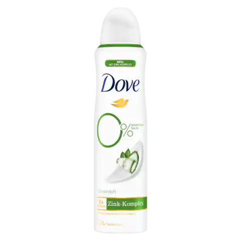 ⁨Dove Gurkenduft & Zink-Komplex Dezodorant Spray 150 ml⁩ w sklepie Wasserman.eu