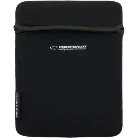 ⁨ET172K Neoprene Tablet Case 9.7" Black - Red Esperanza⁩ at Wasserman.eu