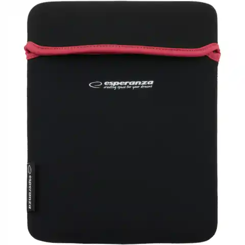 ⁨ET172R Neoprene Tablet Case 9.7 Black - Red Esperanza⁩ at Wasserman.eu