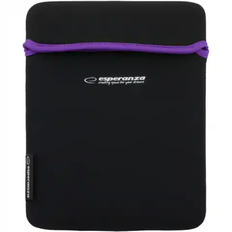 ⁨ET172V Neoprene Tablet Case 9.7" Black - Purple Esperanza⁩ at Wasserman.eu