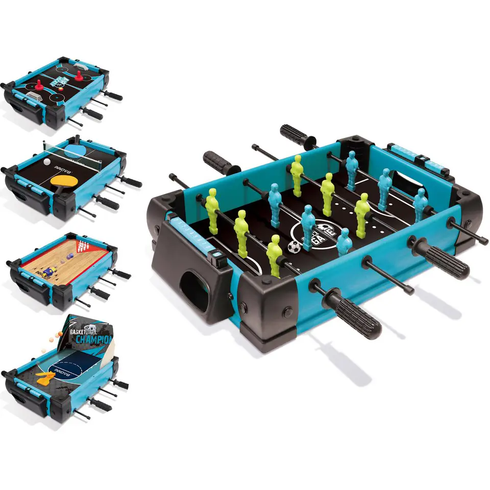 PIŁKARZYKI TENIS STOŁOWY CYMBERGAJ KRĘGLE KOSZYKÓWKA 5W1 w sklepie Wasserman.eu