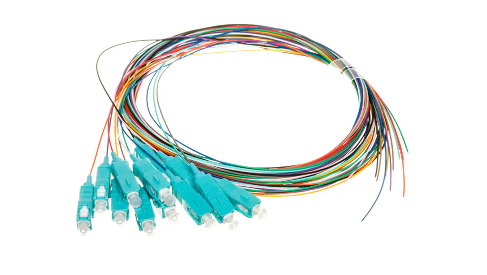 ⁨Fiber optic pigtail SC simplex MM 50/125 OM3 2m DK-25221-02/3 /12pcs/⁩ at Wasserman.eu