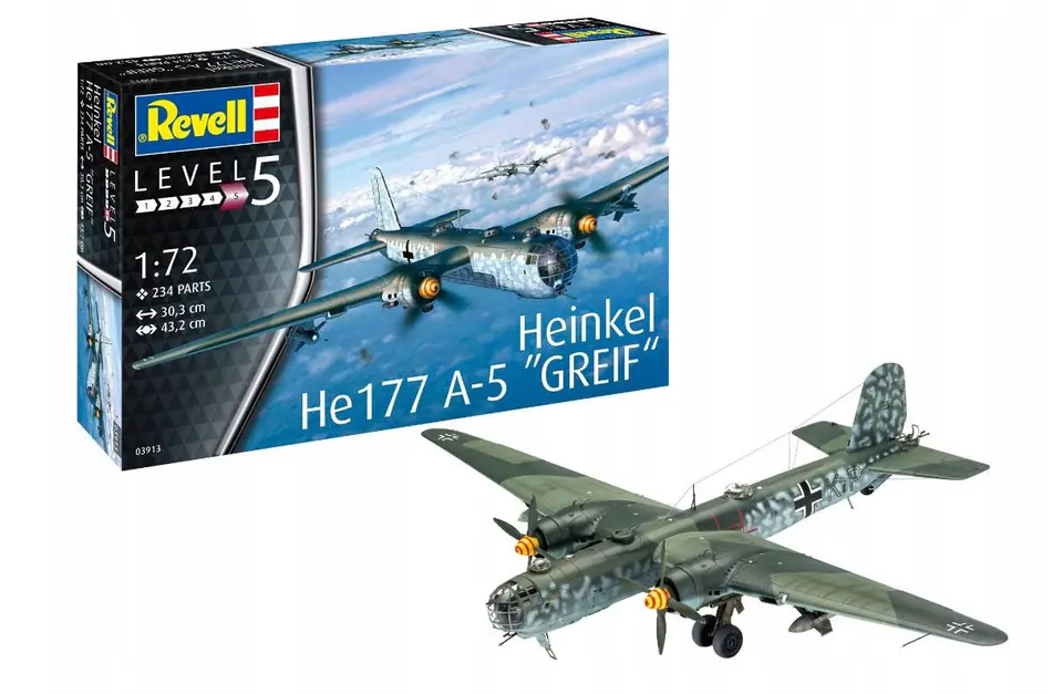 ⁨Model plastikowy Heinkel HE177 A-5 Greif⁩ w sklepie Wasserman.eu