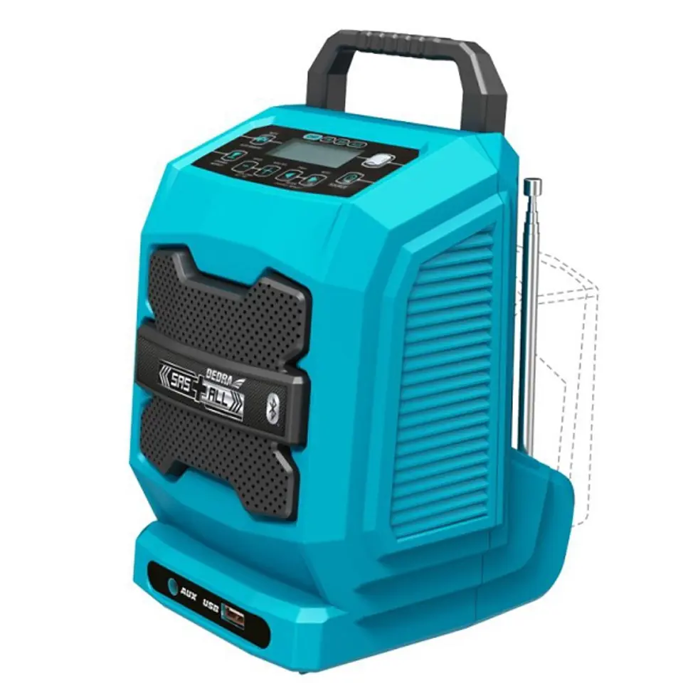 ⁨RECHARGEABLE BLUETOOTH RADIO 18V USB SAS⁩ at Wasserman.eu