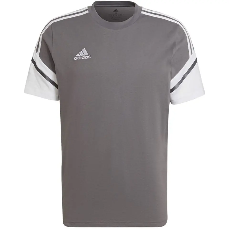 ⁨Koszulka męska adidas Condivo 22 Tee szaro-biała HD2316 S⁩ at Wasserman.eu