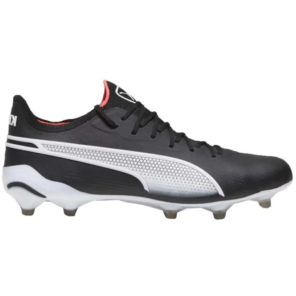 ⁨Buty piłkarskie Puma King Ultimate FG/AG M 107563 (kolor Czarny. Szary/Srebrny, rozmiar 45)⁩ w sklepie Wasserman.eu