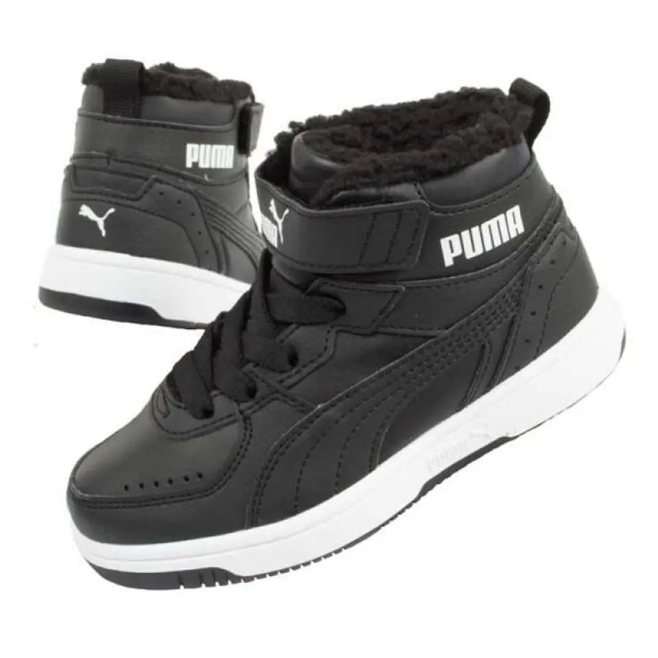 ⁨Buty Puma Rebound Joy Jr 37547 (kolor Czarny)⁩ w sklepie Wasserman.eu