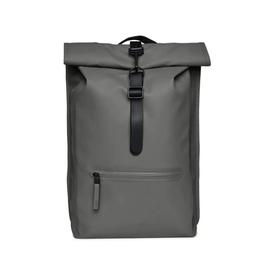 ⁨Plecak Rains Rolltoprucksack (kolor Szary/Srebrny, rozmiar uniwersalny)⁩ w sklepie Wasserman.eu