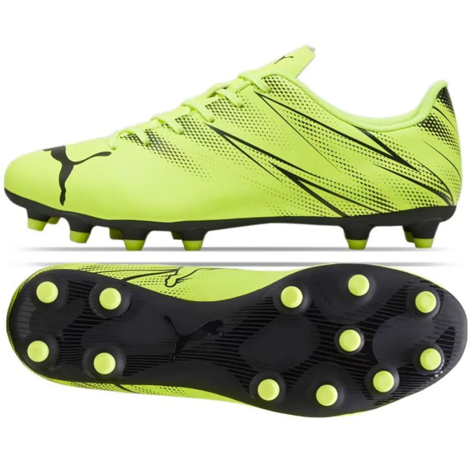 ⁨Buty Puma Attacanto FG/AG M 107477 (kolor Zielony, rozmiar 42 1/2)⁩ w sklepie Wasserman.eu