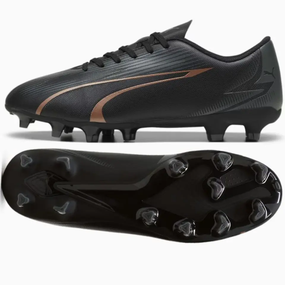 ⁨Buty Puma Ultra Play FG/AG M (kolor Czarny, rozmiar 44 1/2)⁩ w sklepie Wasserman.eu