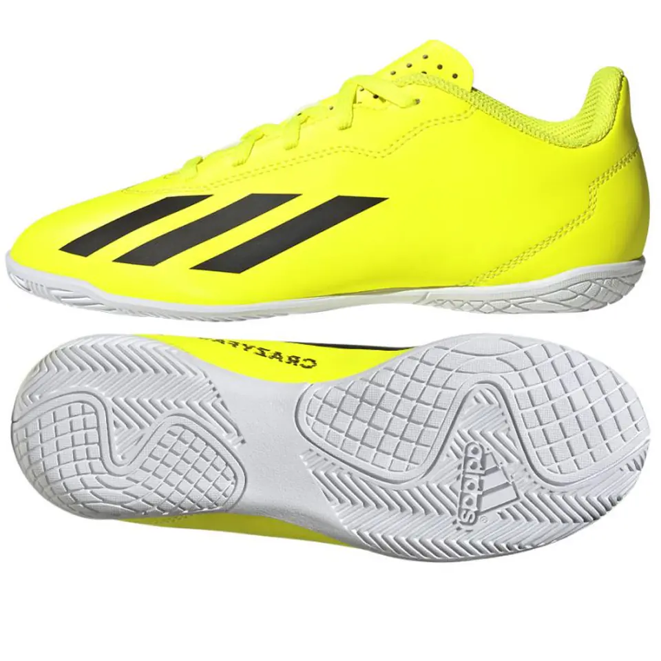 ⁨Buty adidas X Crazyfast Club IN Jr (kolor Żółty, rozmiar 28)⁩ w sklepie Wasserman.eu