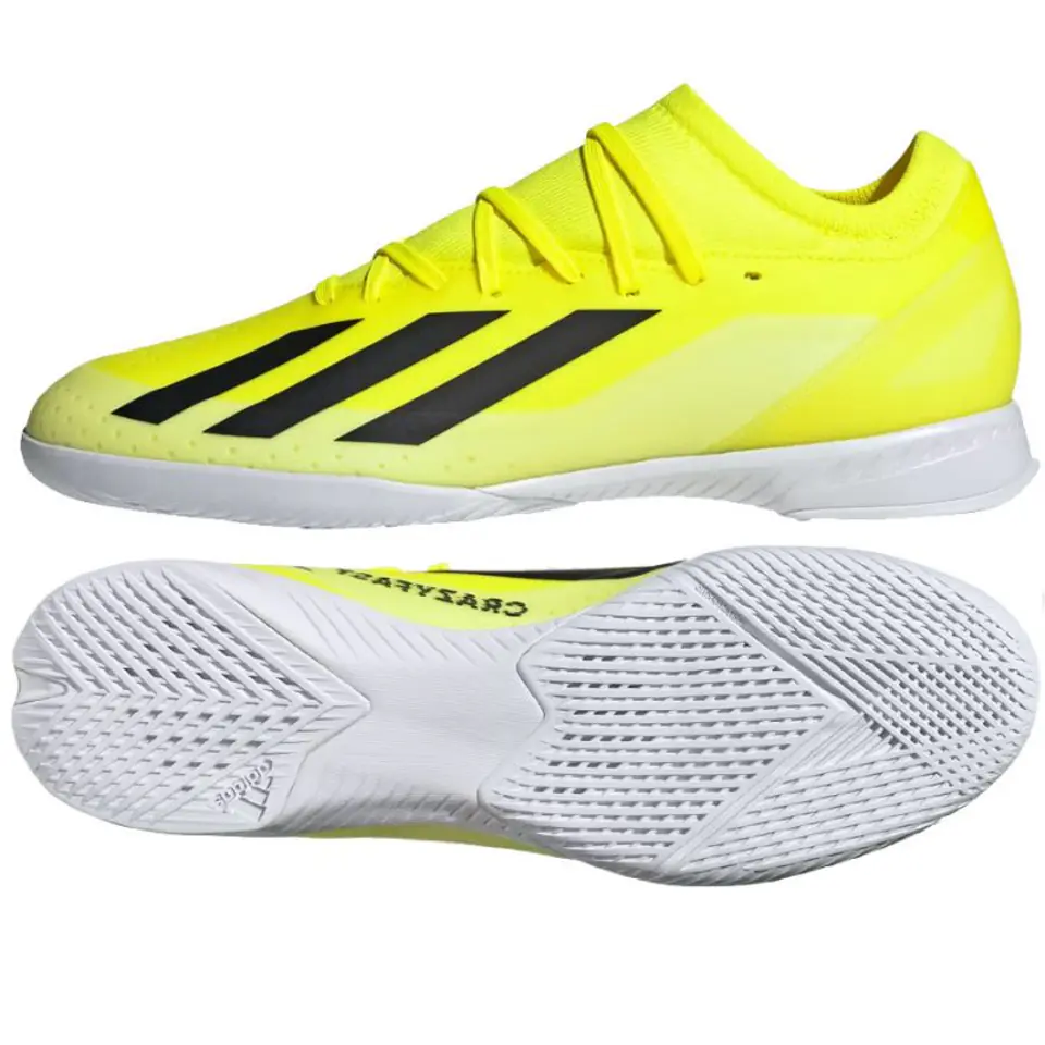 ⁨Buty adidas X Crazyfast League IN M (kolor Żółty, rozmiar 45 1/3)⁩ w sklepie Wasserman.eu