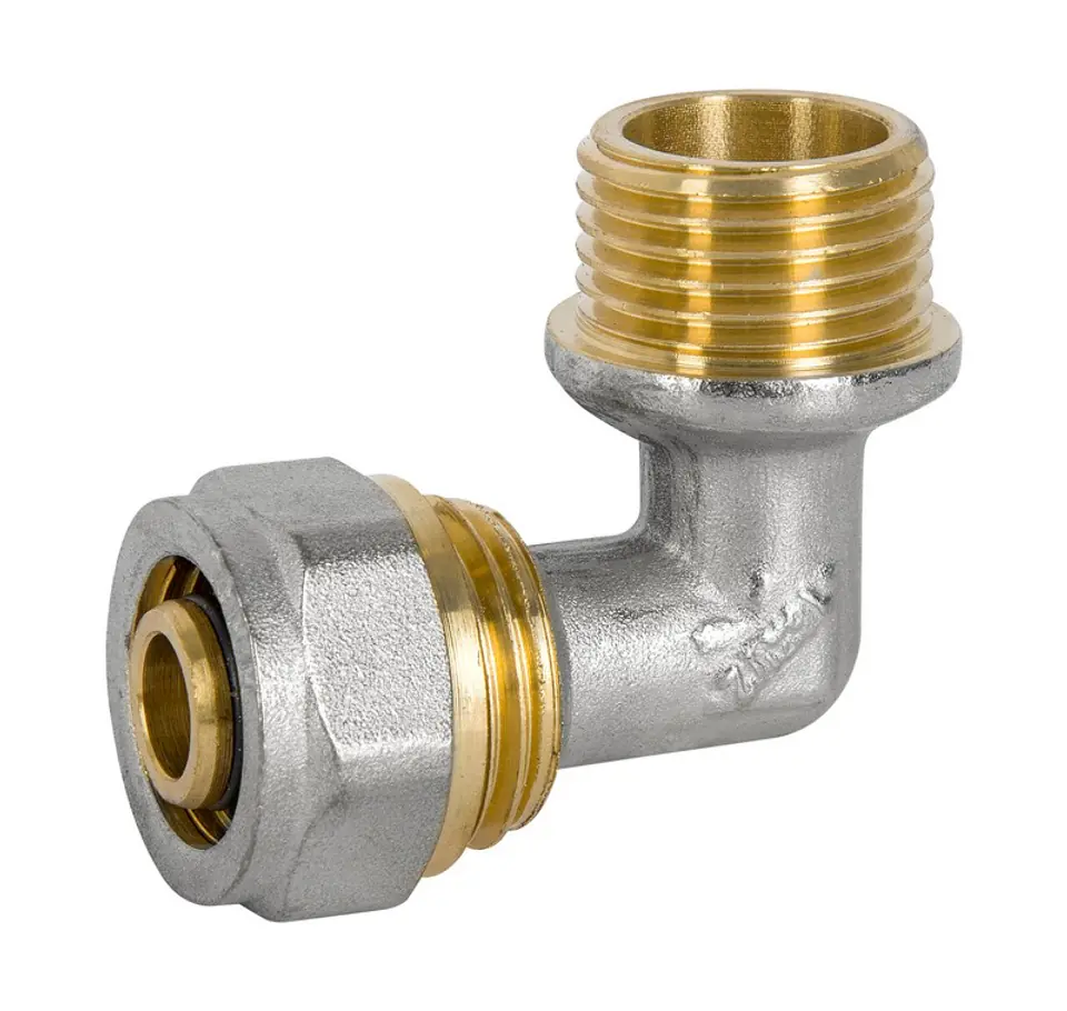 ⁨KOLANO PEX-AL-PEX CHROM 1/2*20 CHŁOPCZYK⁩ w sklepie Wasserman.eu