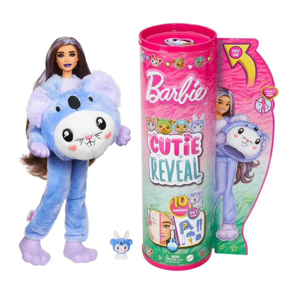 ⁨Barbie Lalka Cutie Reveal Króliczek-Koala HRK26 MATTEL⁩ at Wasserman.eu