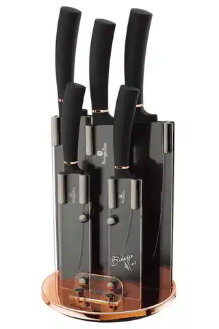 ⁨SET OF 5 KNIVES IN THE STAND BERLINGER HAUS BH-2336⁩ at Wasserman.eu