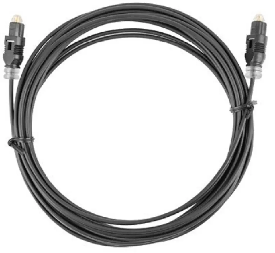 ⁨LANBERG CA-TOSL-10CC-0010-BK 1m /s1x Toslink S/PDIF 1x Toslink S/PDIF⁩ w sklepie Wasserman.eu