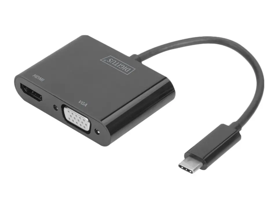 Adapter DIGITUS DA-70858 USB-C - HDMI/VGA w sklepie Wasserman.eu