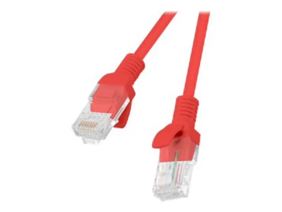 ⁨LANBERG PCF6-10CC-0100-R 1 Patchcord⁩ w sklepie Wasserman.eu