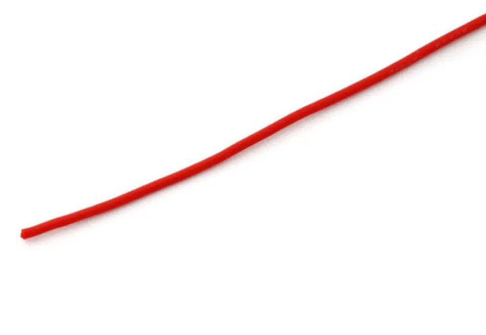 ⁨Silicone Cable 0.5mm2 (20AWG) (Red) 1m⁩ at Wasserman.eu